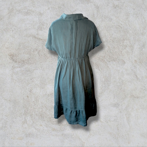 Max Mara | collared linen dress - Picture 2 of 5